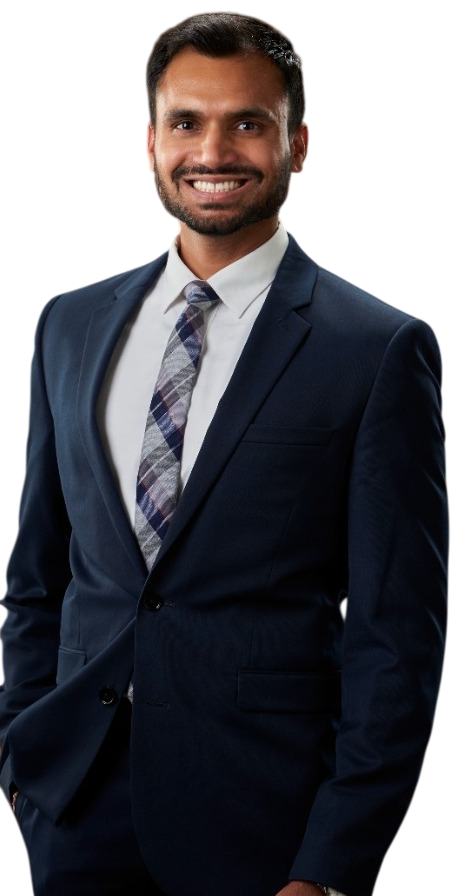 A professional and warm portrait of a male specialist, Dr